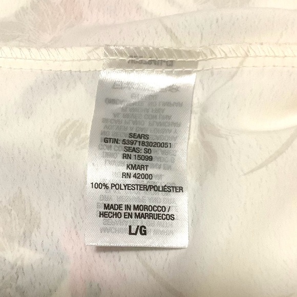 JACLYN SMITH FLORAL WOMEN'S BLOUSE - SIZE VARIOUS - Picture 4 of 7